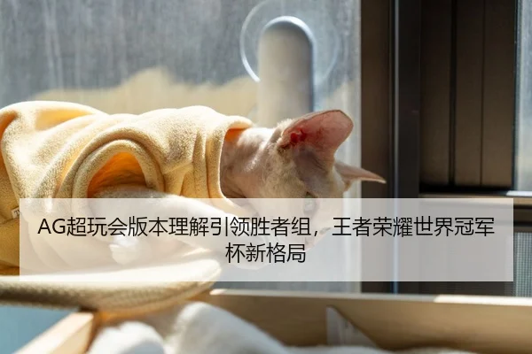 AG超玩会版本理解引领胜者组，王者荣耀世界冠军杯新格局